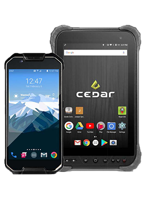 cedar handhelds together small